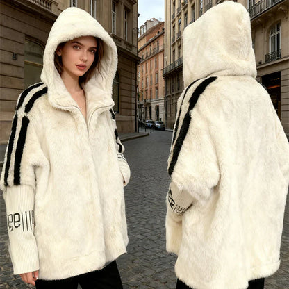 Chaqueta casual Mujer con capucha y cremallera