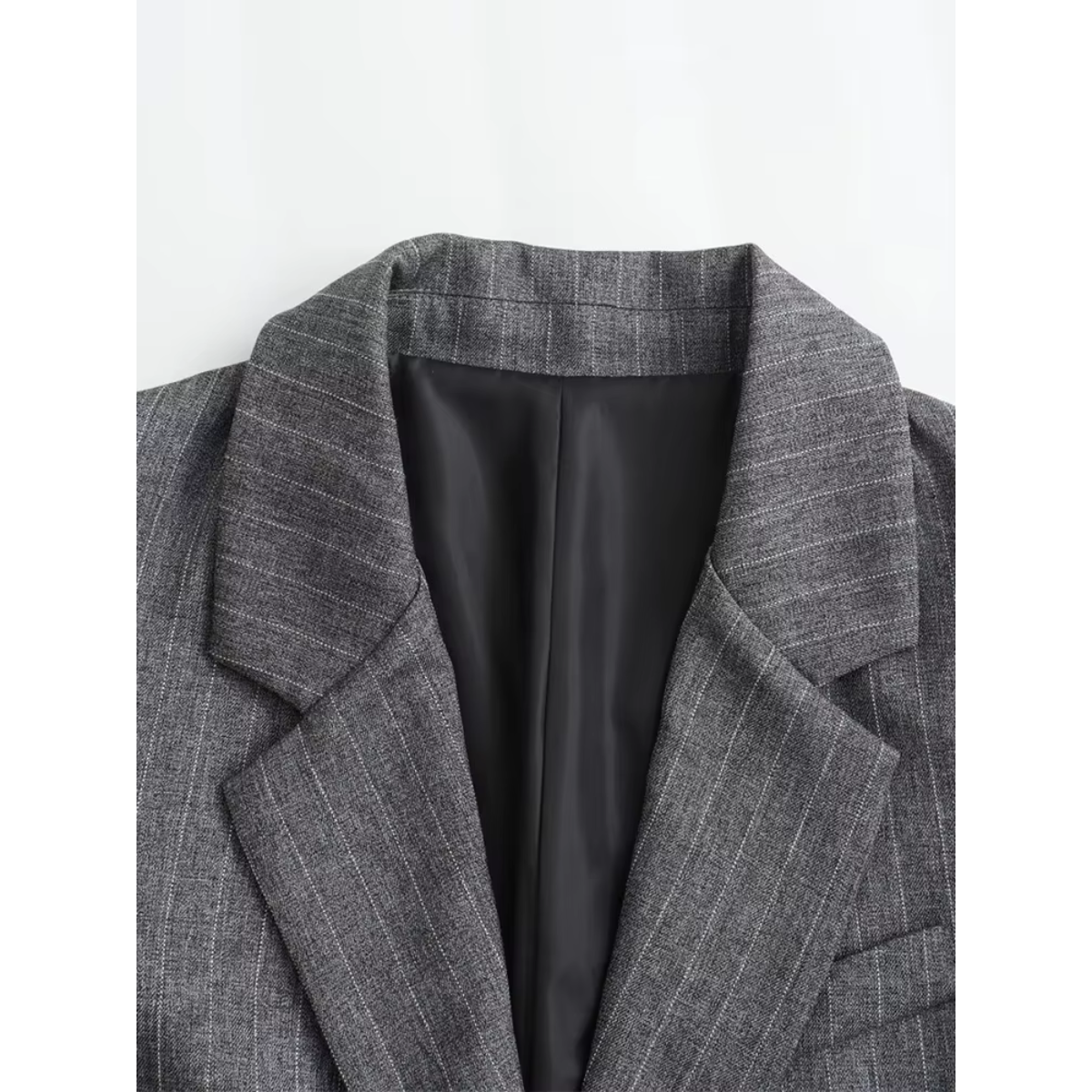 Blazer Mujer de Corte Clásico con Bolsillos de Solapa