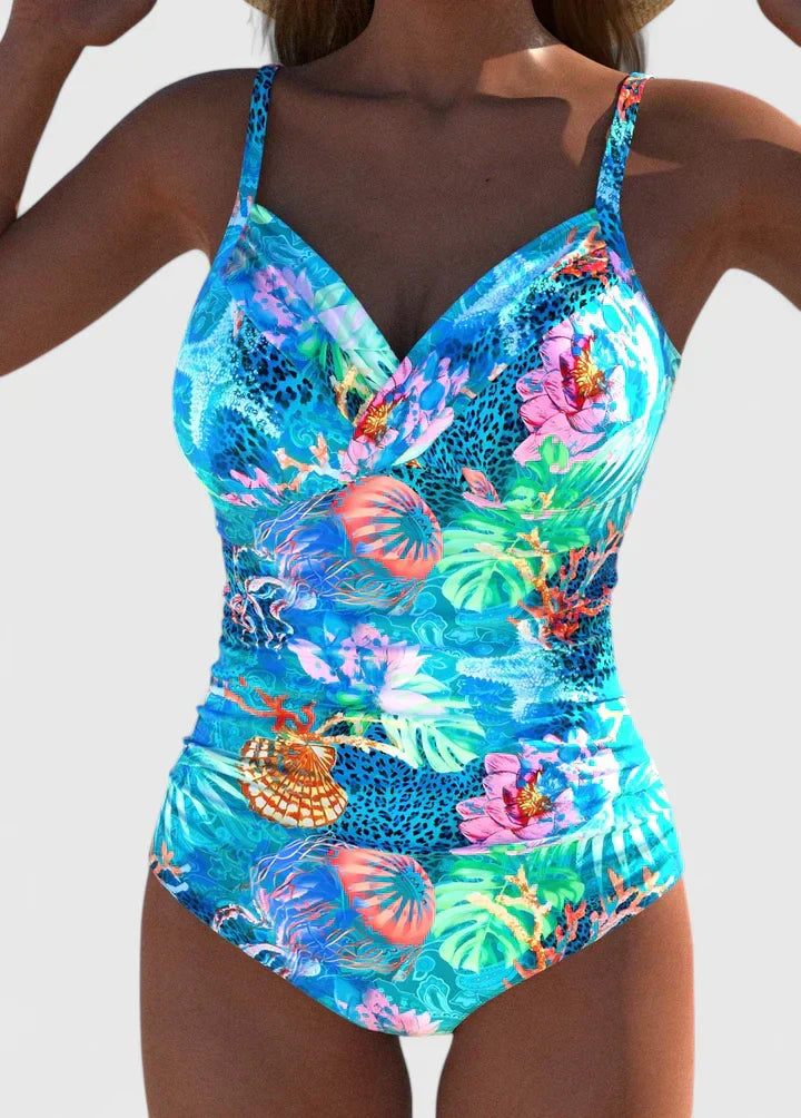 Bañador Mujer Una Pieza Moldeador Escote en V