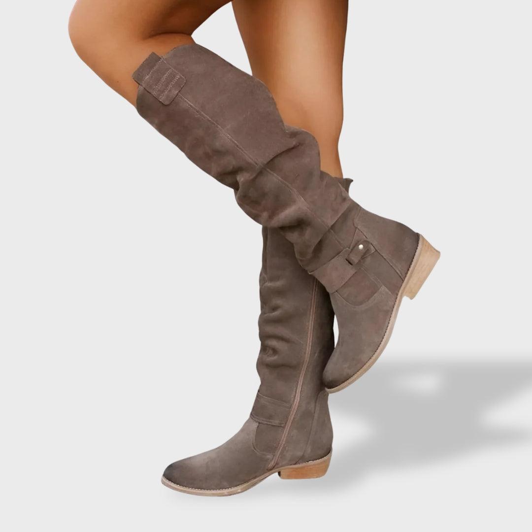 Botas Mujer de Piel Calidad Alta Estilo Elegante