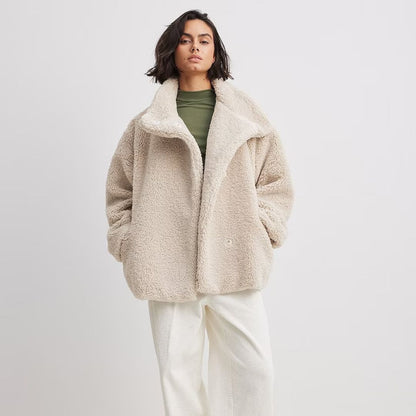 Abrigo Invierno Mujer Oversize Corte Amplio