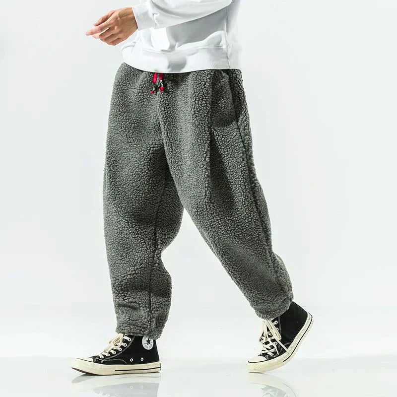 Pantalones Hombre de Borreguito Calidos Ajuste Confortable