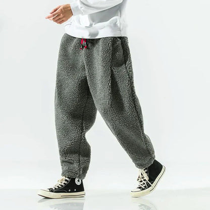 Pantalones Hombre de Borreguito Calidos Ajuste Confortable