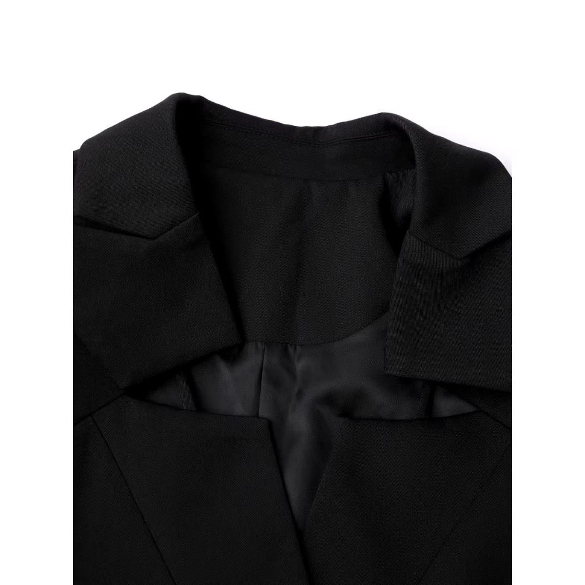 Blazer Mujer de Tela Estructurada Corte Clásico