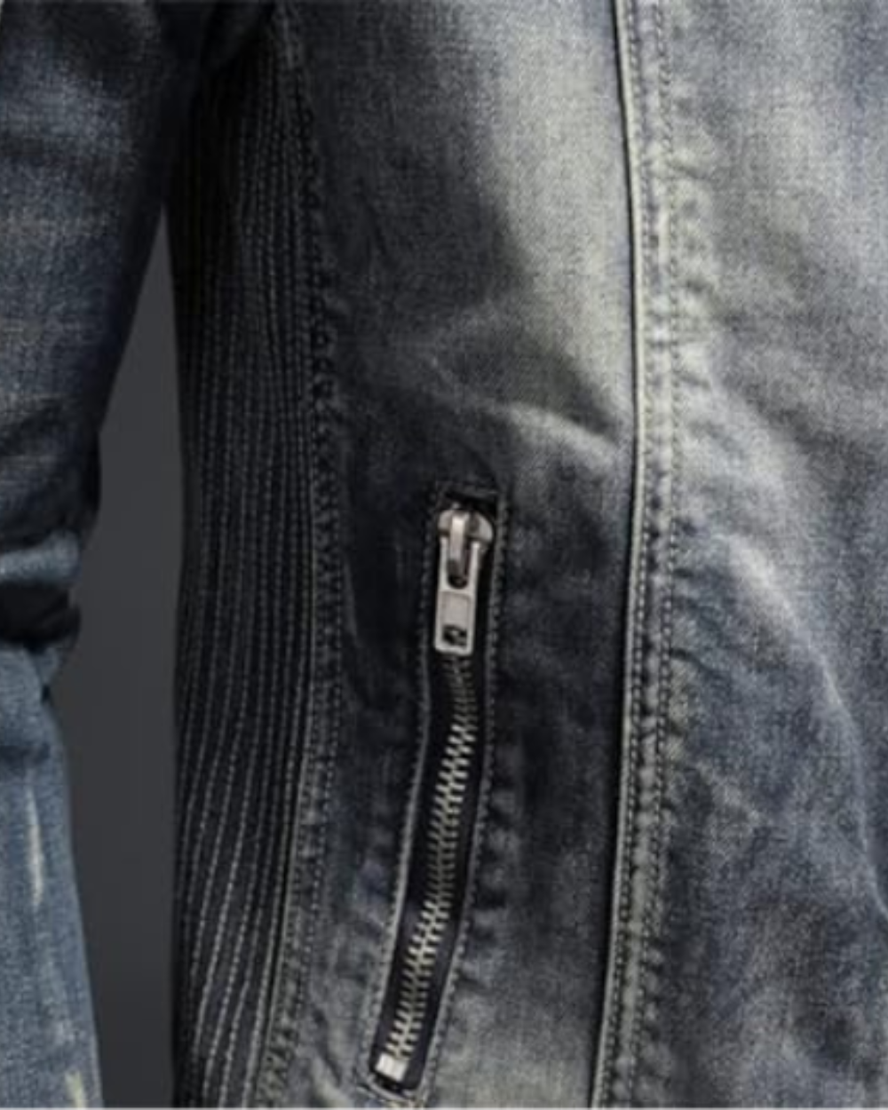 Chaqueta Vaquera Hombre Algodón Ajuste Cómodo Clásico