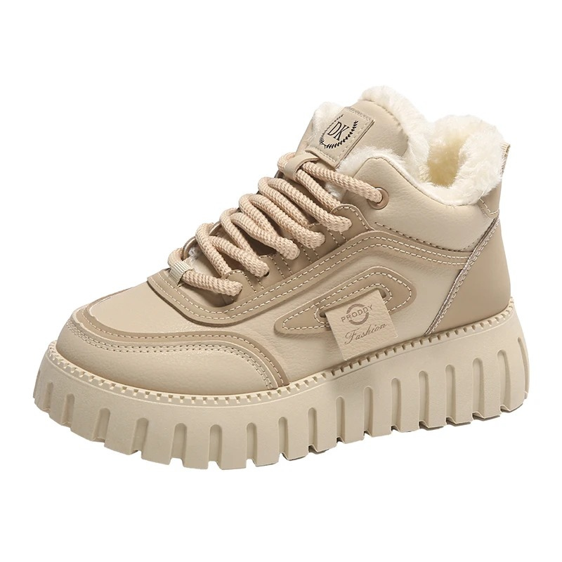 Botines Mujer Altos Invierno Estampado Logo