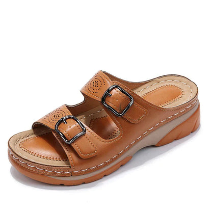Sandalias Mujer Verano Detalles Decorativos Ajuste Comodo