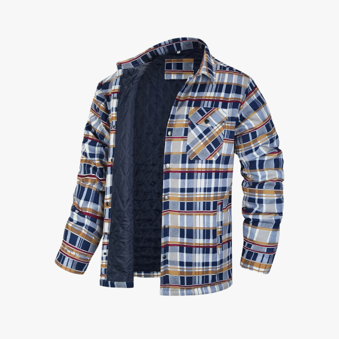 Camisa Hombre de Franela Termica Ajuste Clasico