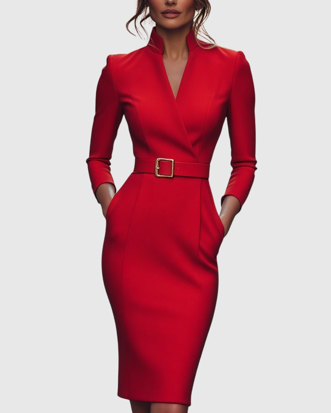 Vestido fiesta mujer estilo refinado elegante