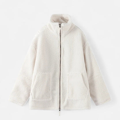 Chaqueta Invierno Mujer Corte Estructurado Cremallera