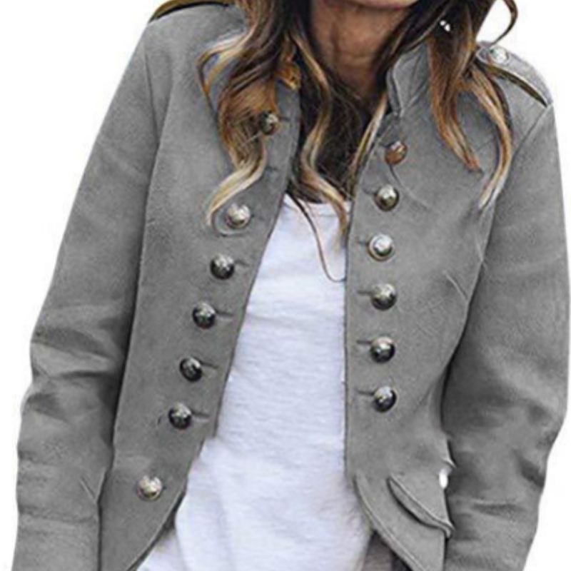 Blazer Mujer Manga Larga Corte Elegante
