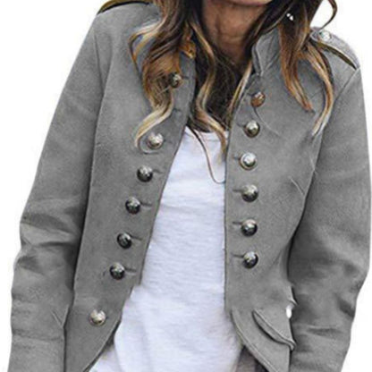 Blazer Mujer Manga Larga Corte Elegante