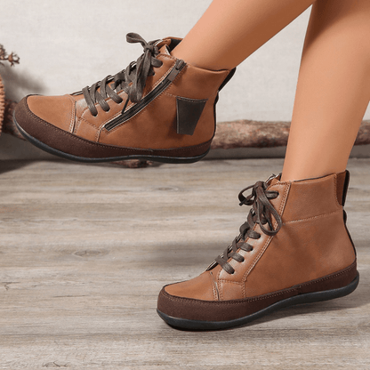 Botas altas mujer con cremallera y plantilla cómoda