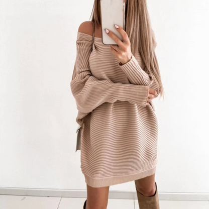 Suéter Mujer Oversize Punto Suave Ajuste Amplio