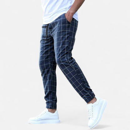 Pantalones Casual Hombre Algodón Comodos Corte Recto