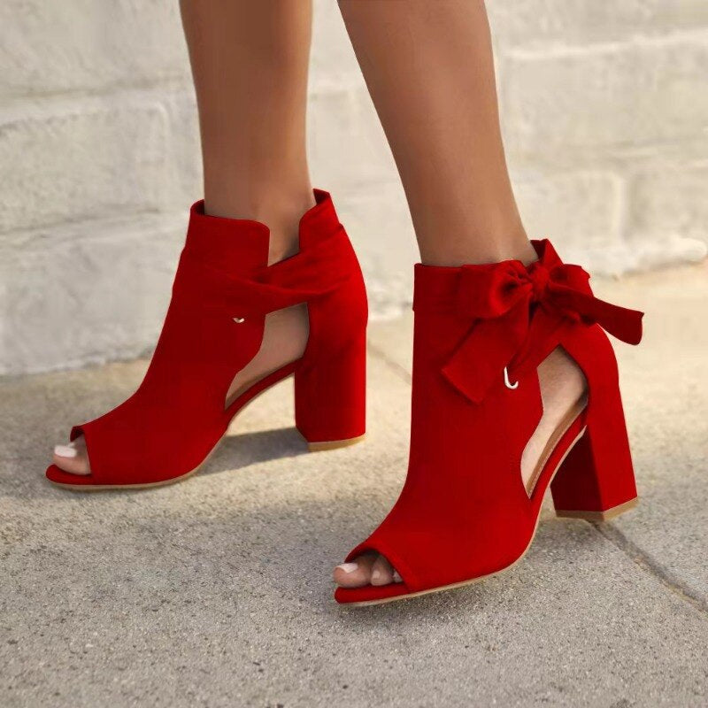 Sandalias Mujer Tacón Alto Ajuste Elegante
