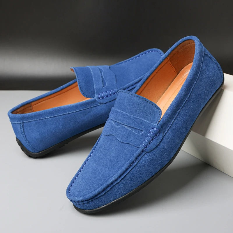 Mocasines Hombre de Gamuza Clásicos Confort Diario