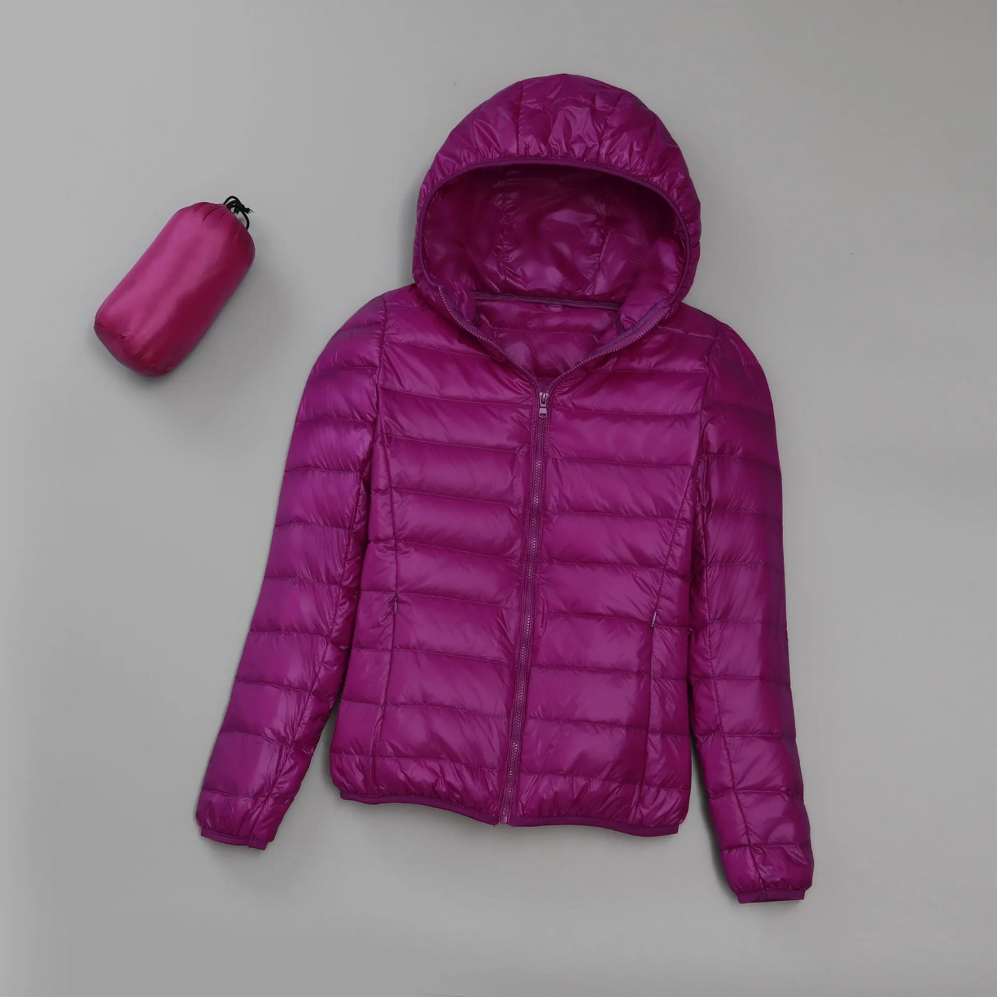Abrigo Mujer Invierno con Capucha Ajuste Elegante
