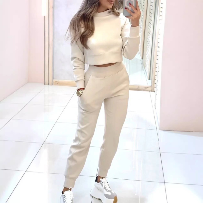 Conjunto Deportivo Mujer Corto y Pantalón Comodo