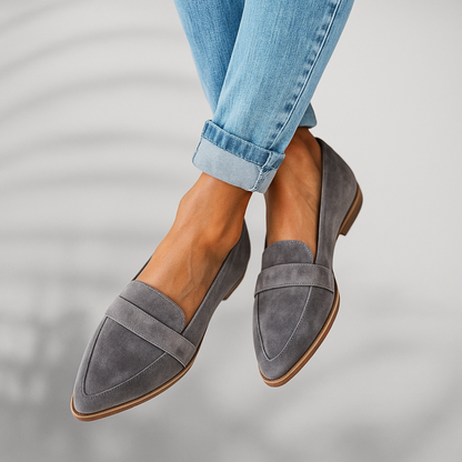 Mocasines Mujer Diseño Delgado Puntera Fina