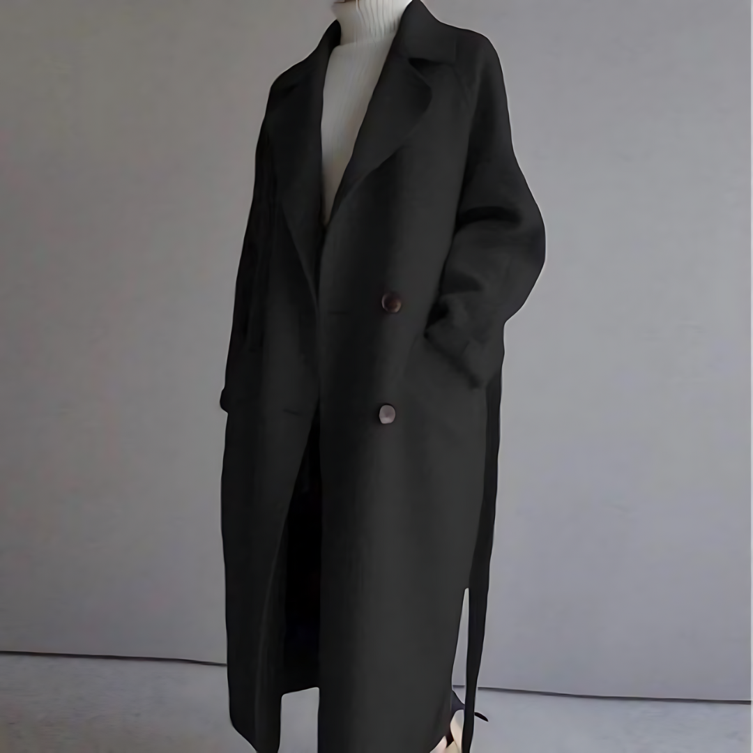 Trench Coat Mujer Ligero Ajuste Clásico