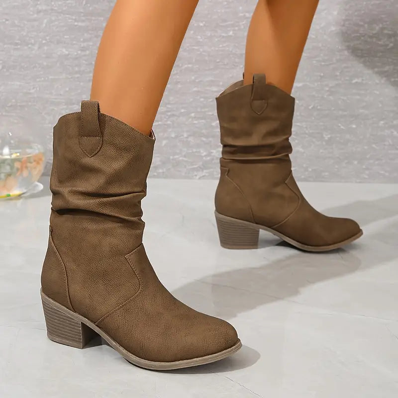 Botas Mujer de Cuero con Diseño Elegante