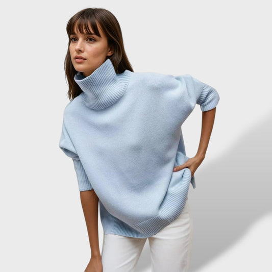 Jersey Mujer Cuello Cisne Suave Basico Versatil - Mavetta