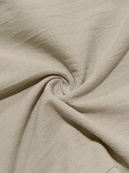 Pantalones Lino Hombre Anchos Cordón Ajustable