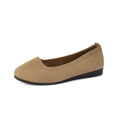 Zapatos ortopédicos mujer sin cordones diseño cerrado planos