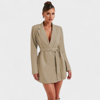 Vestido Blazer Mujer Corte Recto