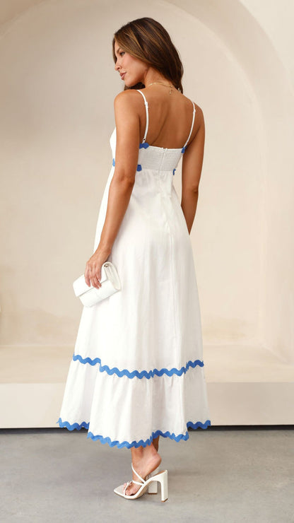 Vestido largo mujer tirantes finos