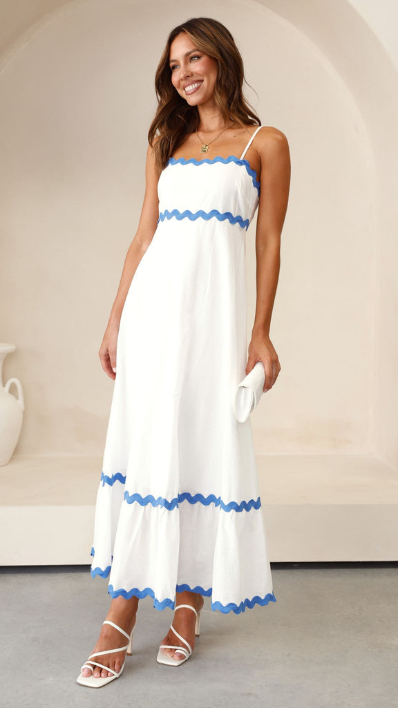Vestido largo mujer tirantes finos