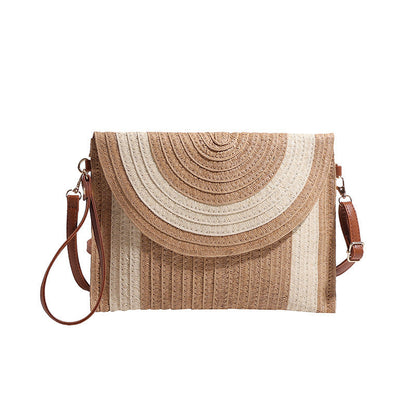 Bolso Mujer Tejido a Mano Estilo Casual