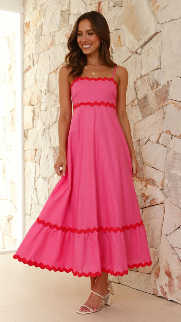 Vestido largo mujer tirantes finos