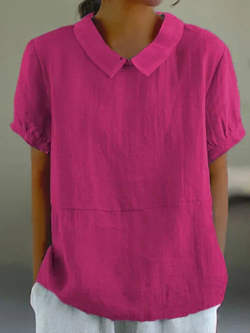 Blusa Mujer Fluida Cuello Alto Corte Relajado - Mavetta