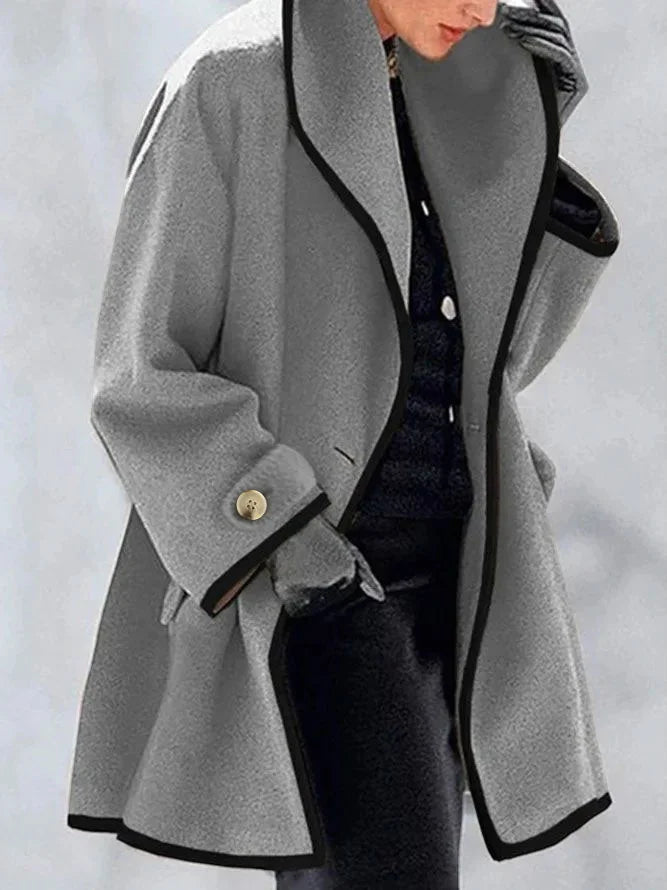 Abrigo Invierno Mujer Oversize Ajuste Amplio