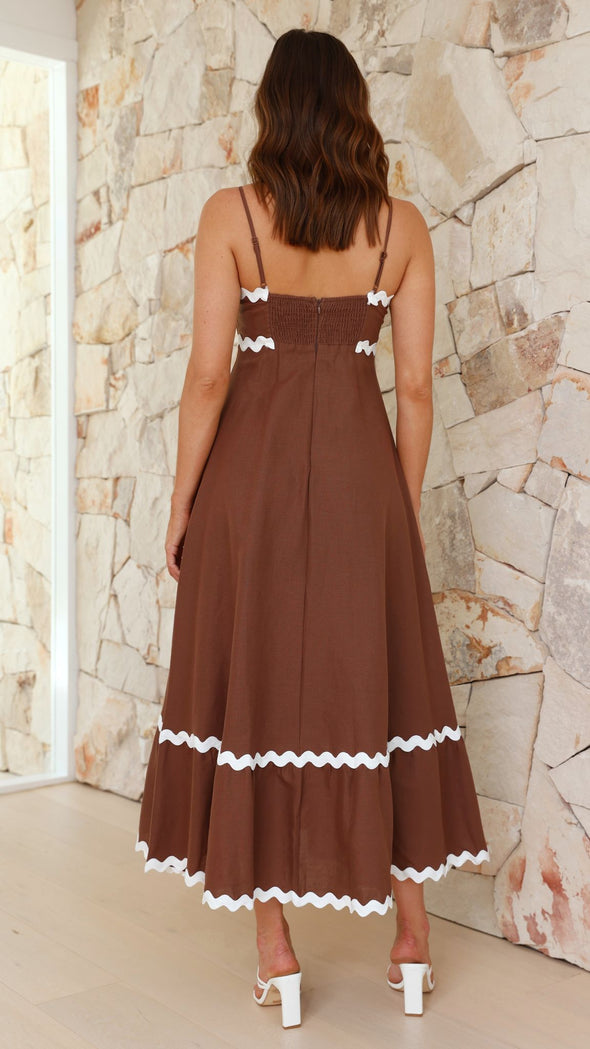 Vestido largo mujer tirantes finos