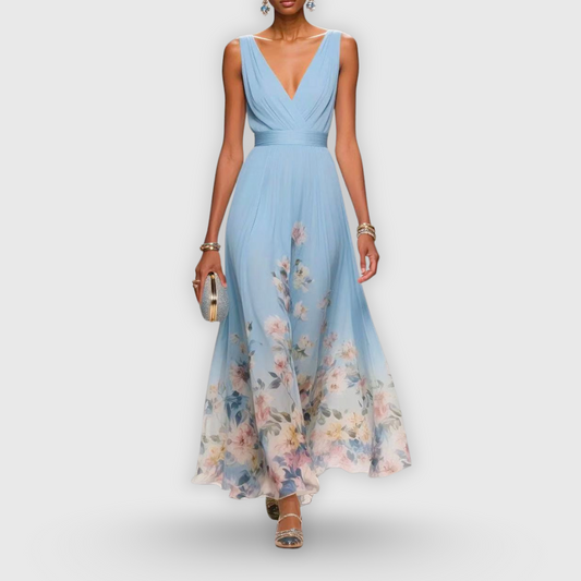 Vestido Veraniego Mujer Tela Ligera Corte Ajustado - Mavetta