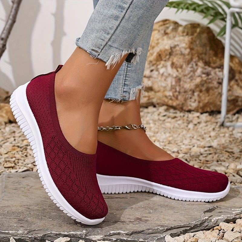 Zapatillas Slip-On Mujer con Suela Flexible Comoda