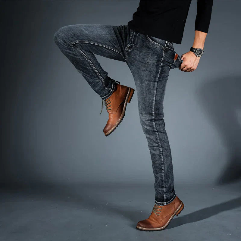 Pantalones vaqueros hombre stretch ajuste cómodo