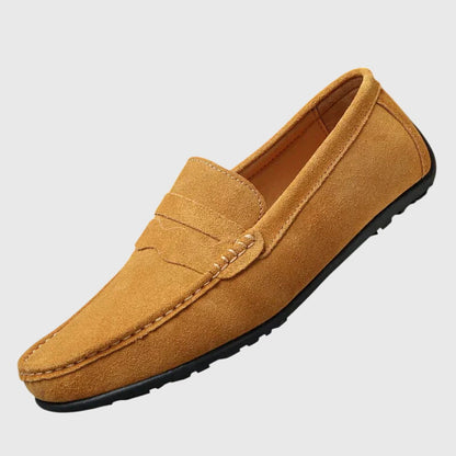 Mocasines Ortopédicos Hombre Acabado Ante Diseño Clásico