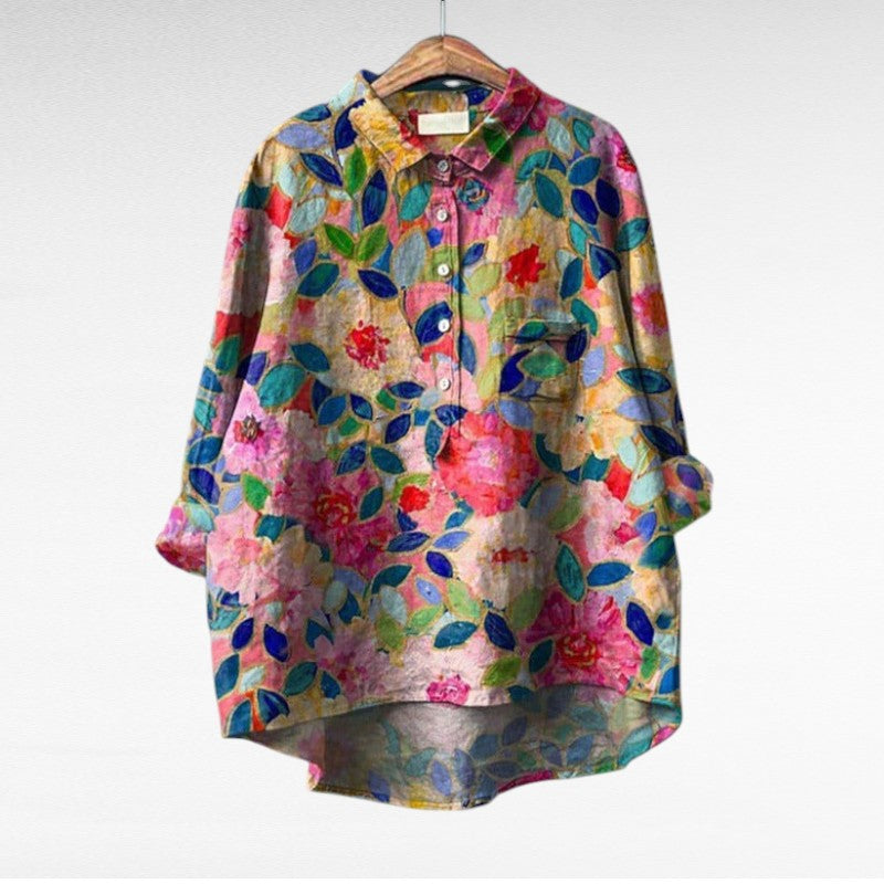 Blusa Mujer Ligera Verano Ajuste Suelto