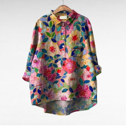 Blusa Mujer Ligera Verano Ajuste Suelto