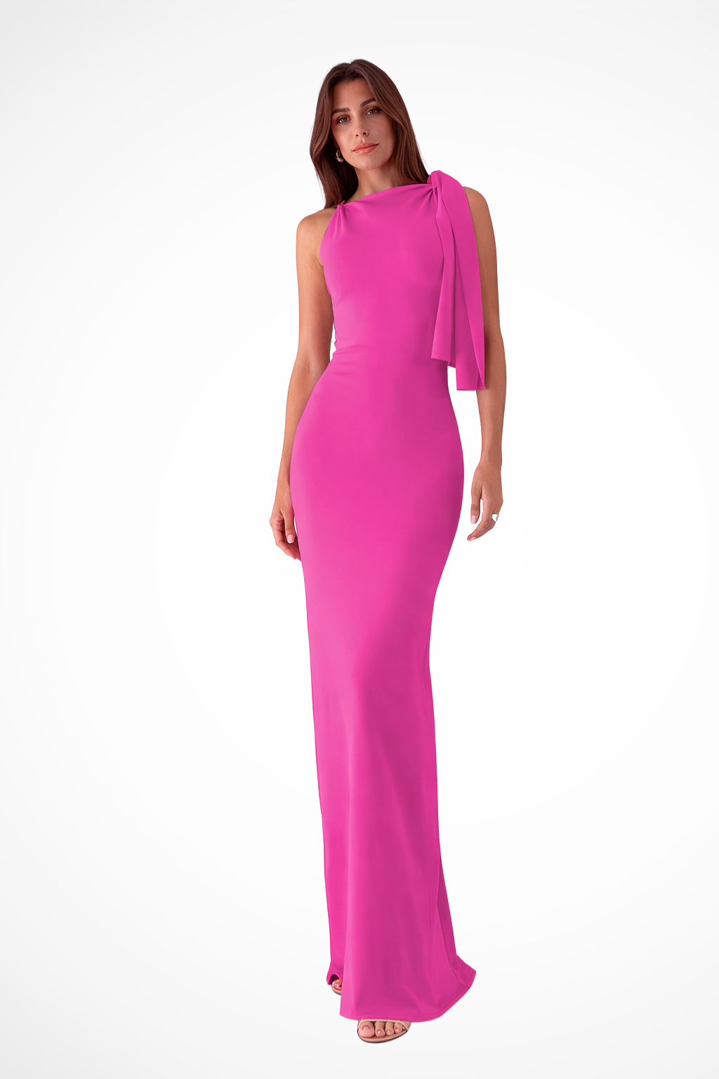 Vestido maxi mujer para invitada de boda y fiesta