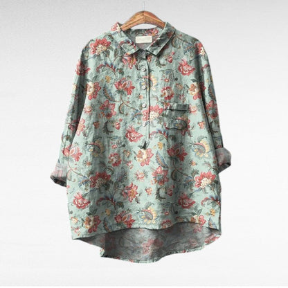 Blusa Mujer Ligera Verano Ajuste Suelto
