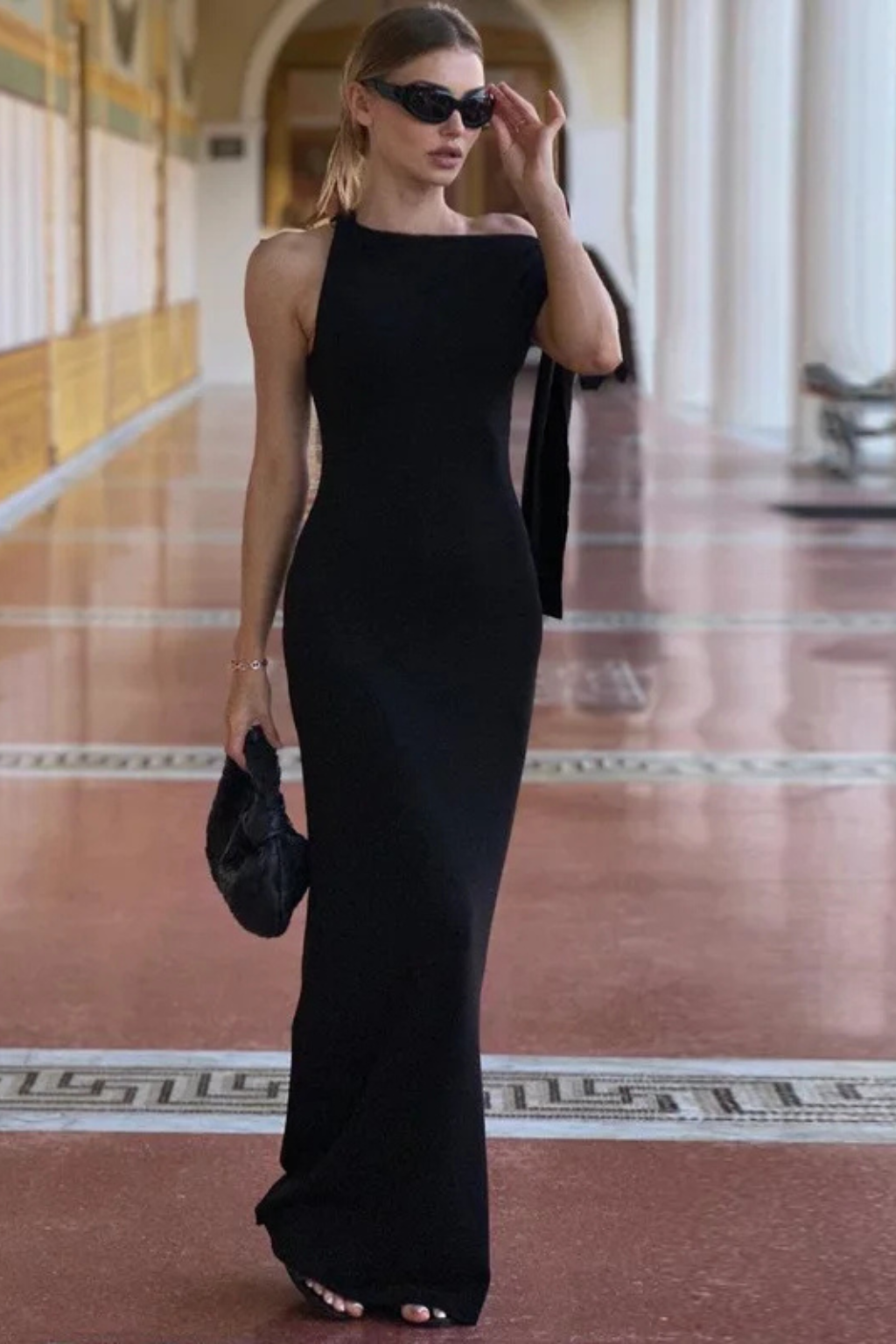 Vestido maxi mujer para invitada de boda y fiesta