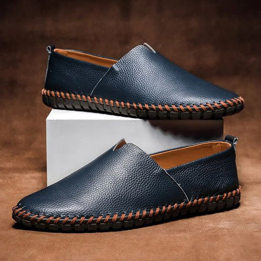 Mocasines Hombre Sin Cordones Costura Visible - Mavetta
