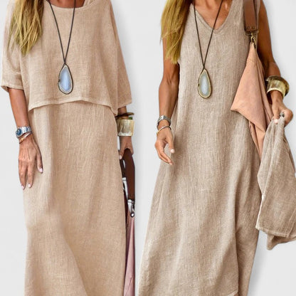 Conjunto Mujer Dos Piezas Elegante Ajuste Moderno
