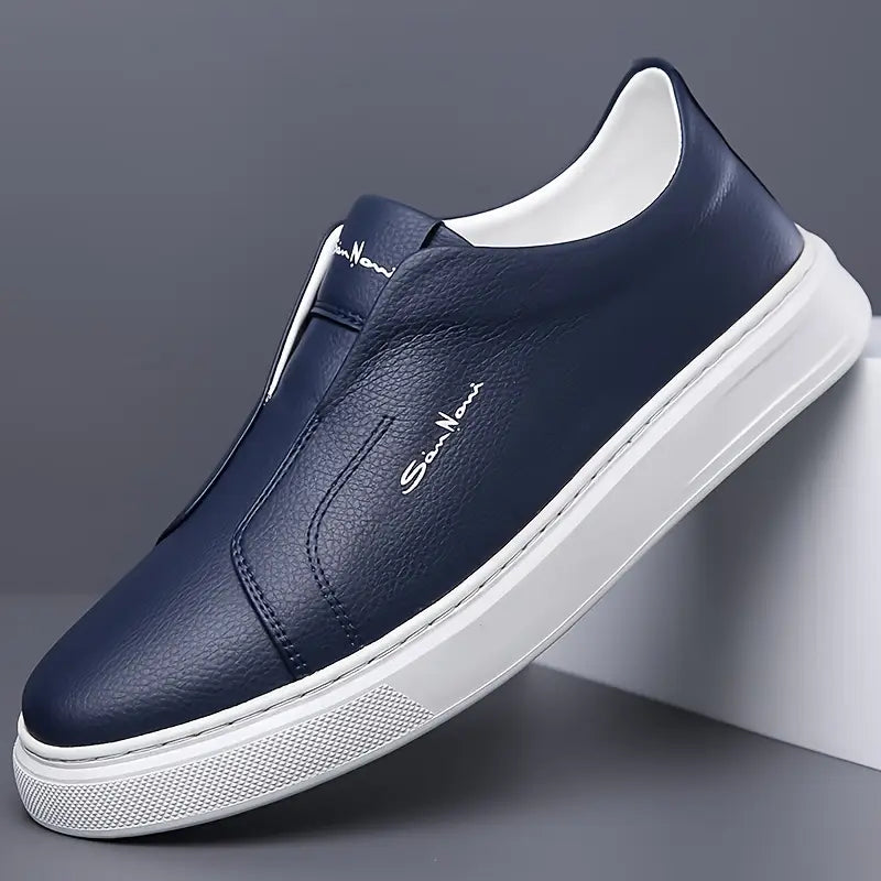 Zapatos Slip-On Hombre Cuero Suave Confortables