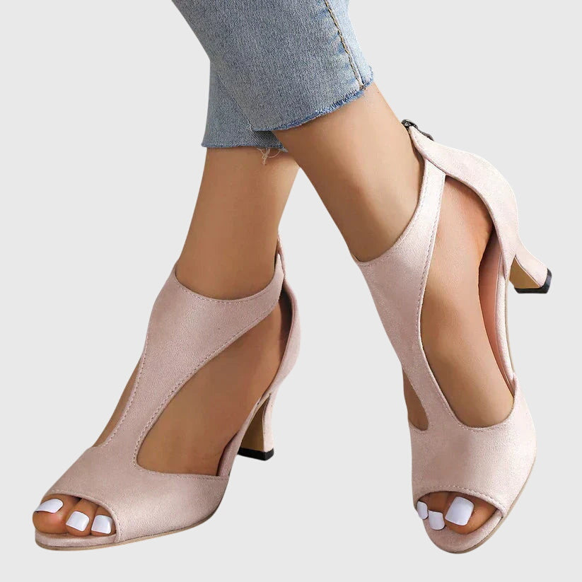 Sandalias mujer Primavera talón abierto diseño cut-outs - Mavetta